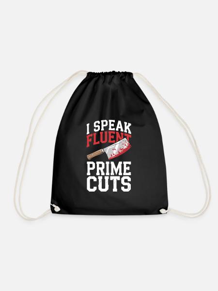 Butchers, butchers, butchers - Drawstring Bag - black