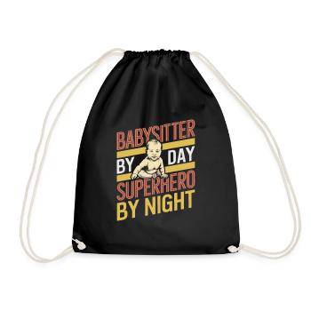 Baby-sitter - Sac de sport léger - noir - Devant