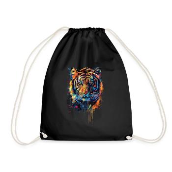 Tigre - Sac de sport léger - noir - Devant