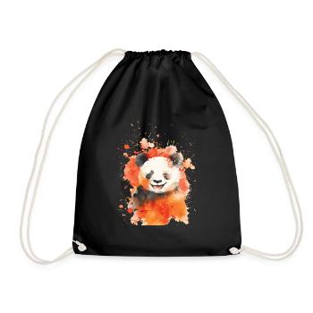 Panda - Sac de sport léger - noir - Devant