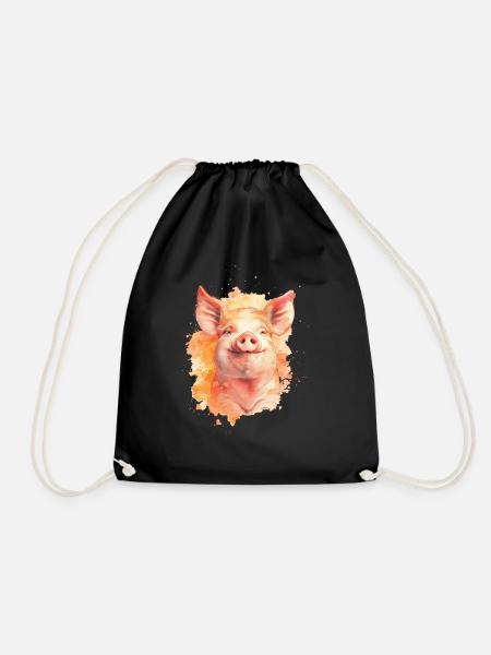 Cochon - Sac de sport léger - noir