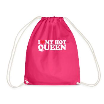 Petite amie Petite amie Relation Couple Amour Couple - Sac de sport léger - fuchsia - Devant