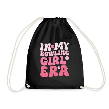 Bowling Girl Funny Ladies Team Bowler Sport - Turnbeutel - Schwarz - Vorne