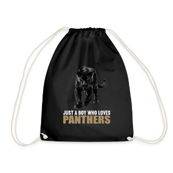 Panthers Panther - Turnbeutel - Schwarz - Vorne