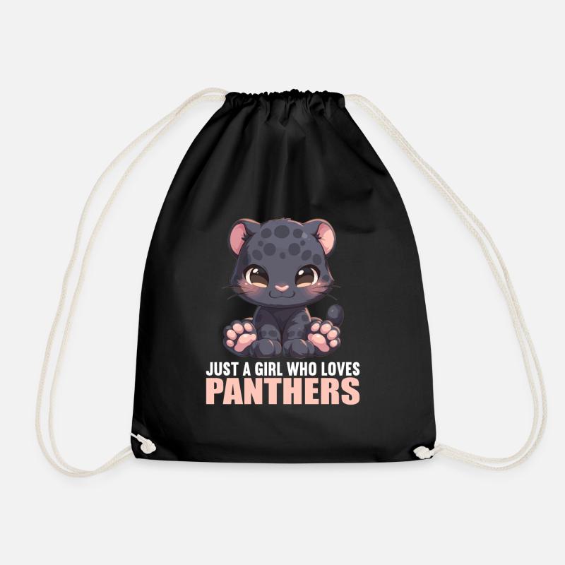 Panthers Panther - Drawstring Bag - black