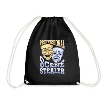 Schauspieler - Turnbeutel - Schwarz - Vorne