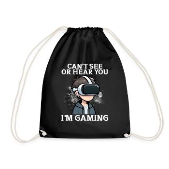 Réalité virtuelle athlète Witzer VR Gamer Casque - Sac de sport léger - noir - Devant
