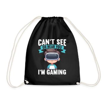 Réalité virtuelle athlète Witzer VR Gamer Casque - Sac de sport léger - noir - Devant
