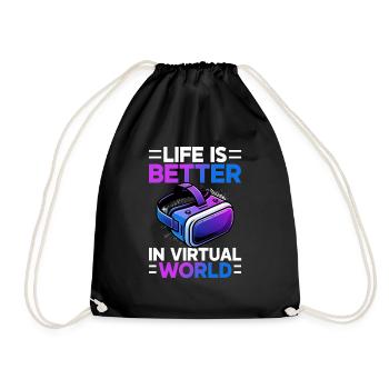 Réalité virtuelle athlète Witzer VR Gamer Casque - Sac de sport léger - noir - Devant
