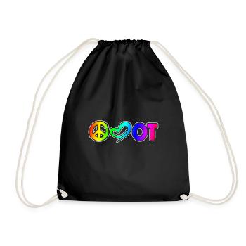Occupational Therapy Peace - Drawstring Bag - black - Front