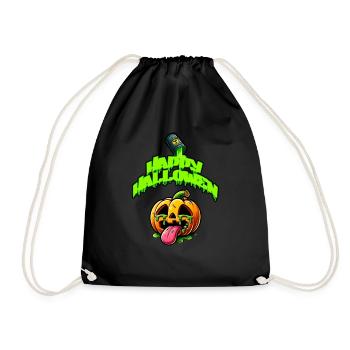 helloween neon - Turnbeutel - Schwarz - Vorne