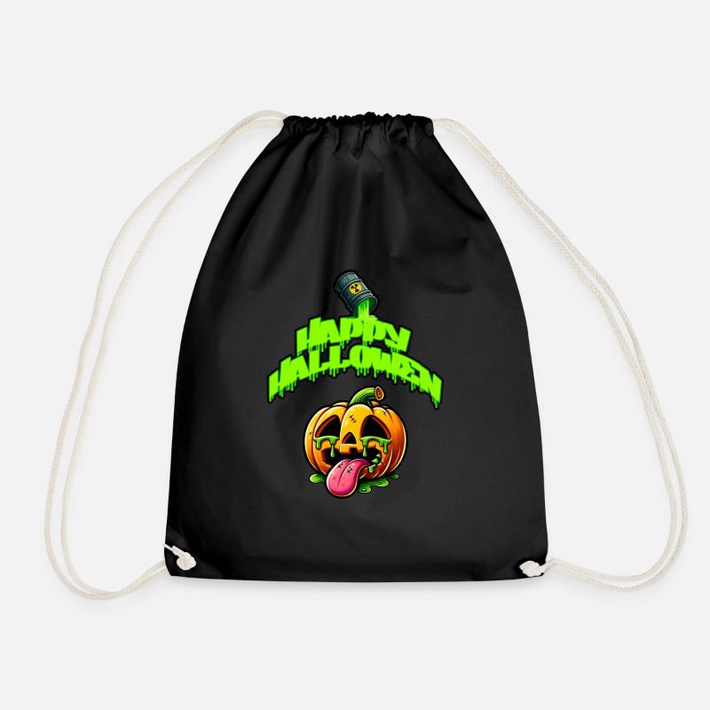 helloween neon - Turnbeutel - Schwarz