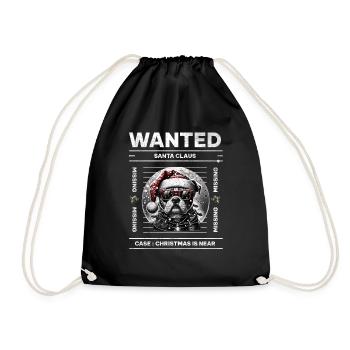 Père Noël Chien Noël Hommes et femmes - Sac de sport léger - noir - Devant