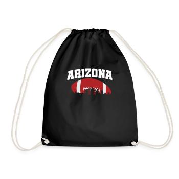 Arizona State Sedona Phoenix Grand Canyon AZ - Drawstring Bag - black - Front