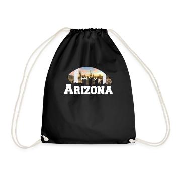 Arizona State Sedona Phoenix Grand Canyon AZ - Turnbeutel - Schwarz - Vorne