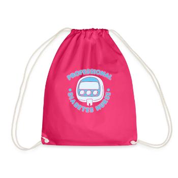 Diabetes Nurse - Drawstring Bag - fuchsia - Front