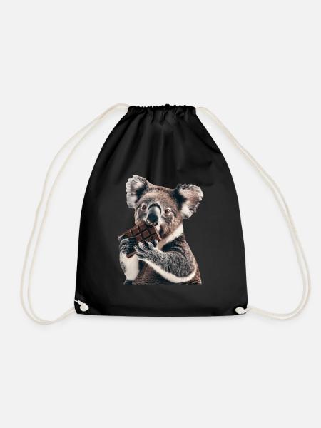 Koala - Turnbeutel - Schwarz