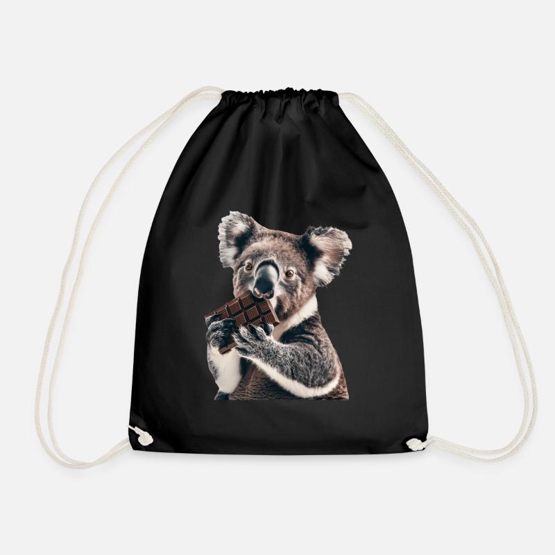 Koala - Turnbeutel - Schwarz