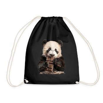 Panda - Sac de sport léger - noir - Devant