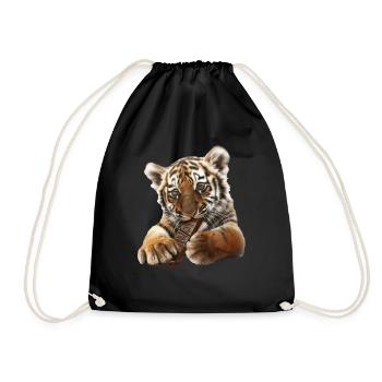 Tigre - Sac de sport léger - noir - Devant