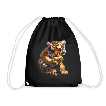 Tigre - Sac de sport léger - noir - Devant