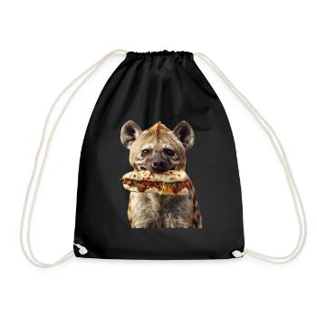 Hyène - Sac de sport léger - noir - Devant