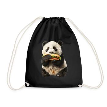 Panda - Sac de sport léger - noir - Devant