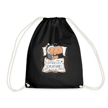 Chemise de nuit officielle Sweet Dino Couple - Sac de sport léger - noir - Devant
