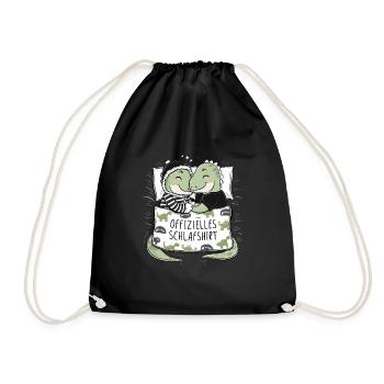 Chemise de nuit officielle Sweet Dino Couple - Sac de sport léger - noir - Devant