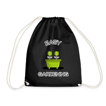 Jardinage facile - Sac de sport léger - noir - Devant
