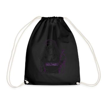 Rebellious Nun Techno Party Hardstyle - Sac de sport léger - noir - Devant