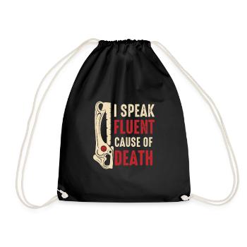 Coroner - Drawstring Bag - black - Front