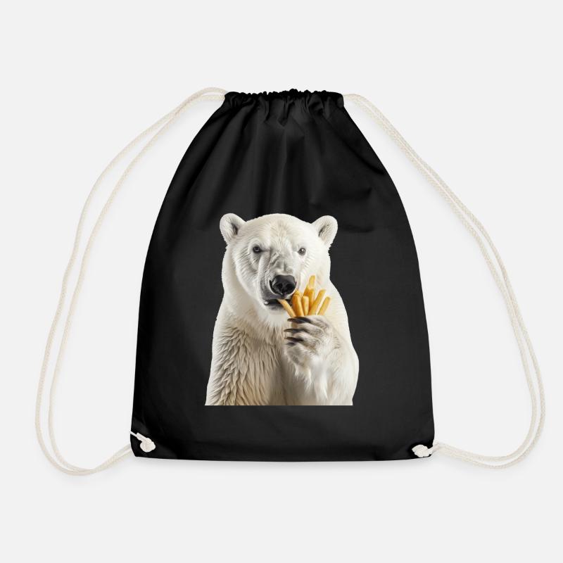 Eisbär - Turnbeutel - Schwarz