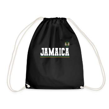 Jamaïque Jamaïque Rasta Raggea Drapeau Rastafari - Sac de sport léger - noir - Devant
