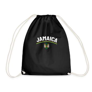 Jamaïque Jamaïque Rasta Raggea Drapeau Rastafari - Sac de sport léger - noir - Devant