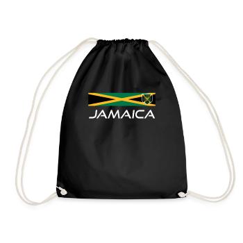 Jamaïque Jamaïque Rasta Raggea Drapeau Rastafari - Sac de sport léger - noir - Devant