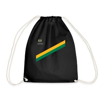Jamaïque Jamaïque Rasta Raggea Drapeau Rastafari - Sac de sport léger - noir - Devant