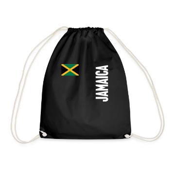 Jamaïque Jamaïque Rasta Raggea Drapeau Rastafari - Sac de sport léger - noir - Devant