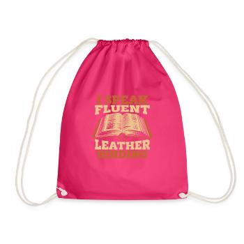 Bookbinder - Drawstring Bag - fuchsia - Front