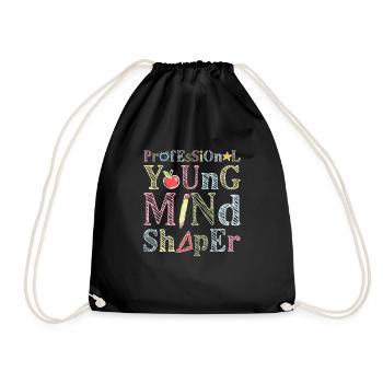 Primary school teacher - Drawstring Bag - black - Front