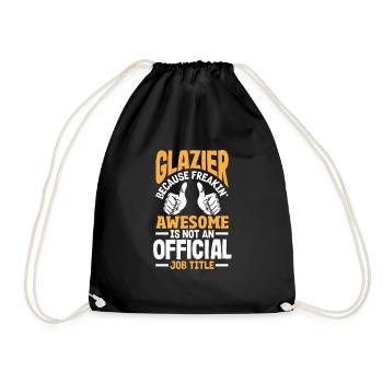 Glasses Gift - Drawstring Bag - black - Front