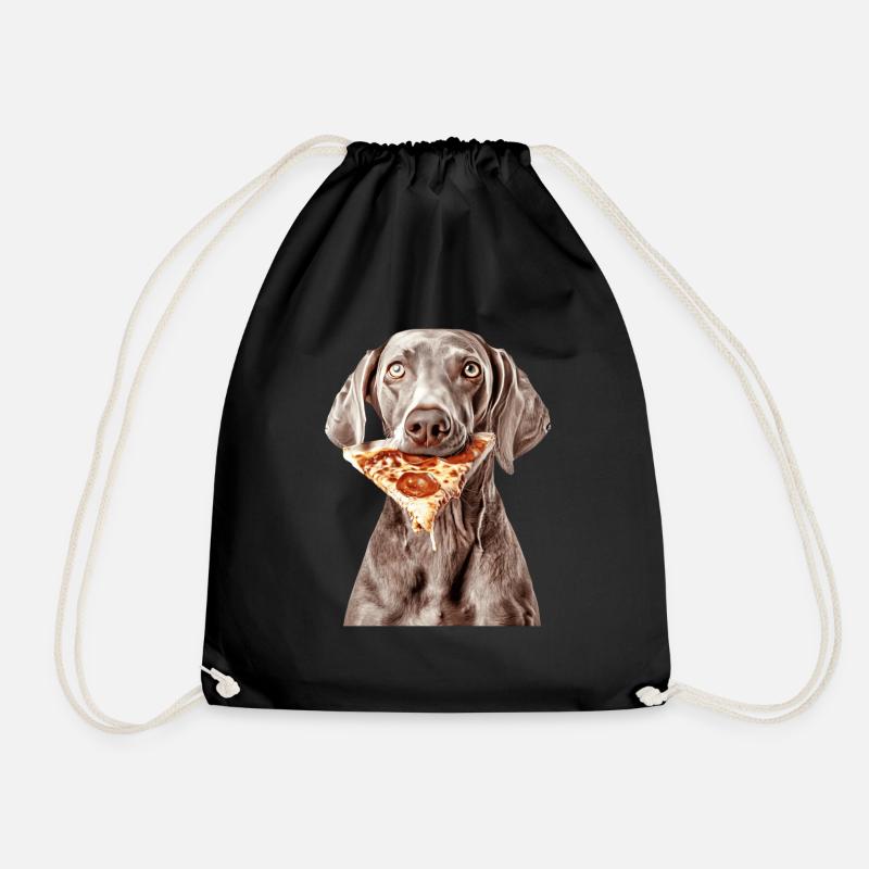 Weimaraner - Turnbeutel - Schwarz