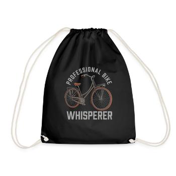 Bicycle mechanic - Drawstring Bag - black - Front