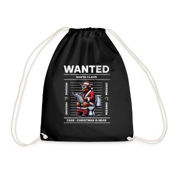 Père Noël Noël Hommes et femmes - Sac de sport léger - noir - Devant