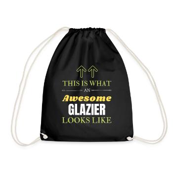 Voici à quoi ressemble un vitrier génial - Sac de sport léger - noir - Devant