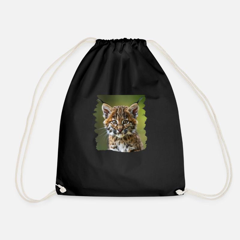 Bobcats Rotluchse Rotluchs Luchs - Turnbeutel - Schwarz