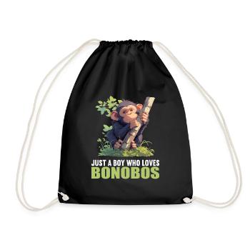 Bonobos Bonobo - Drawstring Bag - black - Front