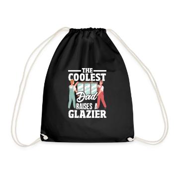 Glaser Geschenk - Turnbeutel - Schwarz - Vorne