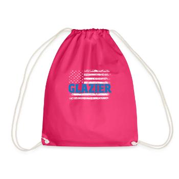 Glaser Geschenk - Turnbeutel - Fuchsia - Vorne