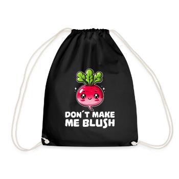 Don’t Make Me Blush Radis Mignon - Sac de sport léger - noir - Devant